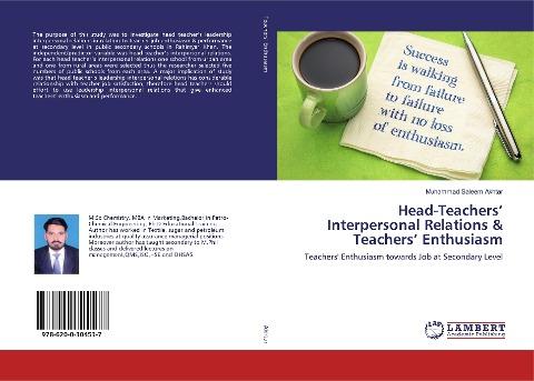 Head-Teachers' Interpersonal Relations & Teachers' Enthusiasm