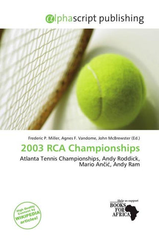 2003 RCA Championships