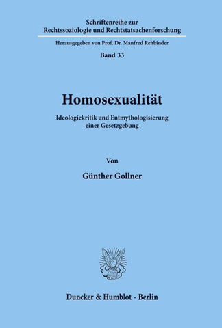 Homosexualität.
