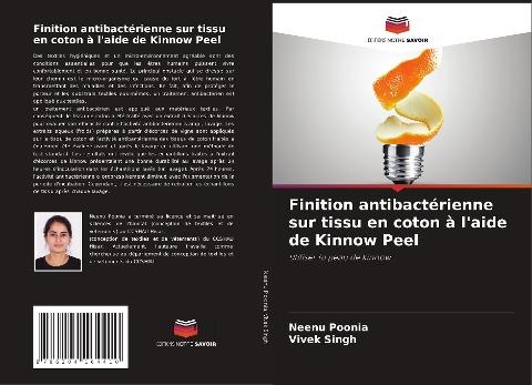 Finition antibactérienne sur tissu en coton à l'aide de Kinnow Peel
