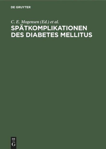 Spätkomplikationen des Diabetes mellitus