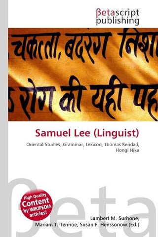 Samuel Lee (Linguist)