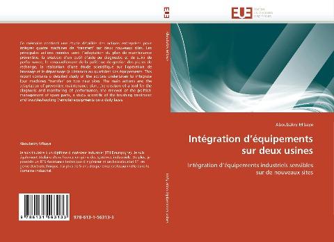 Intégration d'équipements sur deux usines