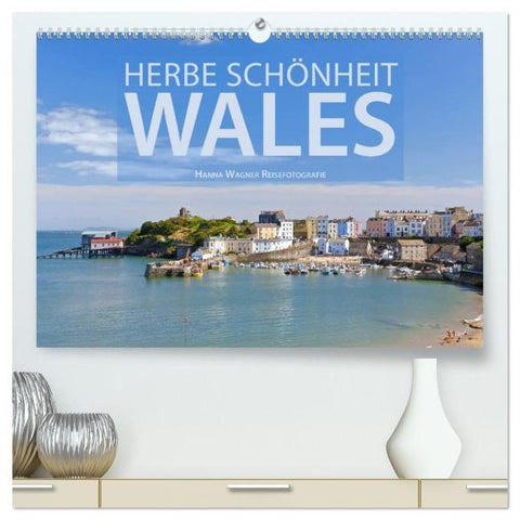 Herbe Schönheit Wales (hochwertiger Premium Wandkalender 2026 DIN A2 quer), Kunstdruck in Hochglanz