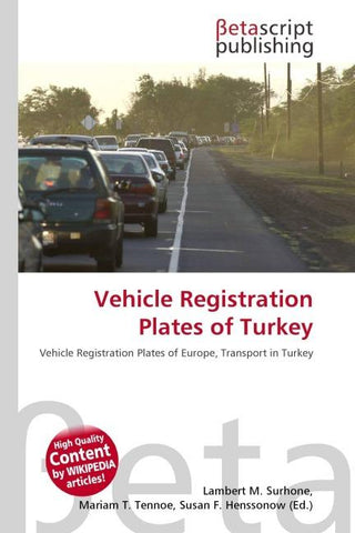 Vehicle Registration Plates of Turkey