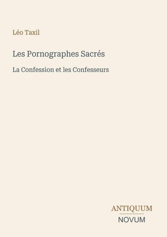 Les Pornographes Sacrés