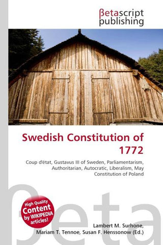 Swedish Constitution of 1772