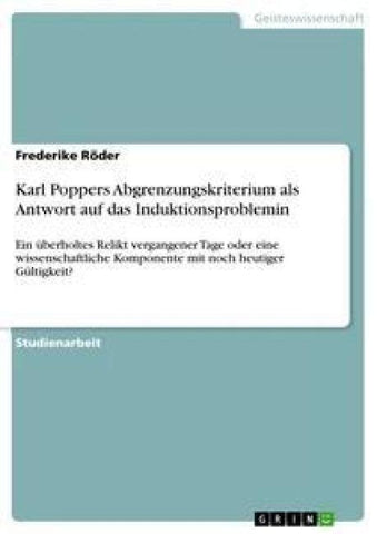 Karl Poppers Abgrenzungskriterium als Antwort auf das Induktionsproblemin