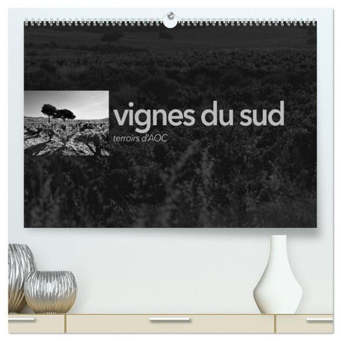 VIGNES DU SUD terroirs d'AOC (Calendrier mural 2026 DIN A2 vertical) calendrier de bureau