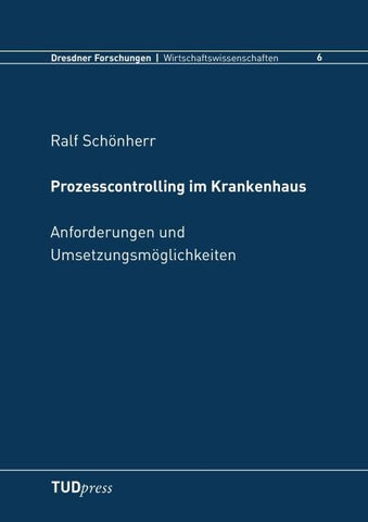 Prozesscontrolling im Krankenhaus