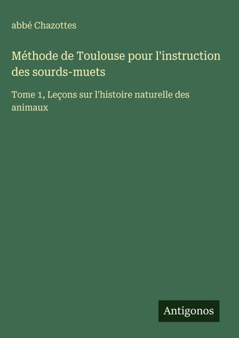 Méthode de Toulouse pour l'instruction des sourds-muets