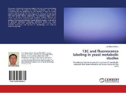 13C and fluorescence labeling in yeast metabolic studies