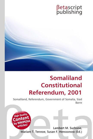 Somaliland Constitutional Referendum, 2001