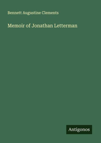 Memoir of Jonathan Letterman