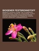 Biogener Festbrennstoff