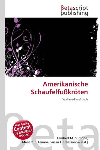 Amerikanische Schaufelfußkröten