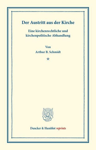 Der Austritt aus der Kirche.