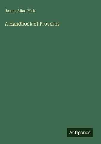 A Handbook of Proverbs