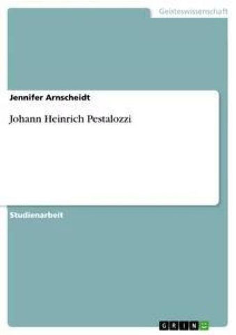 Johann Heinrich Pestalozzi