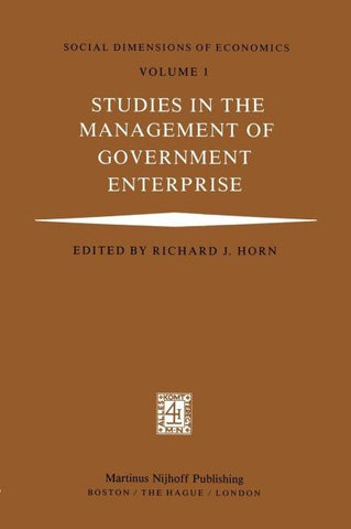 Studies in the Management of Government Enterprise