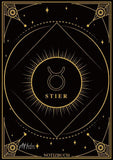 Edles Notizbuch Sternzeichen Stier | Designed by Alfred Herler