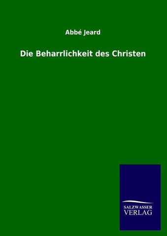 Die Beharrlichkeit des Christen