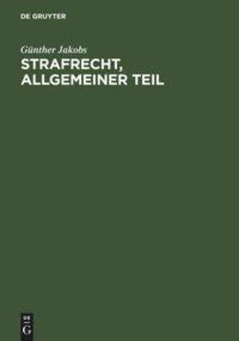 Strafrecht, Allgemeiner Teil