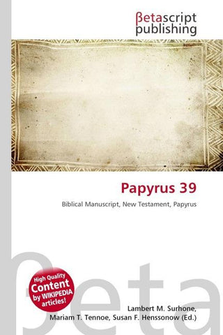 Papyrus 39