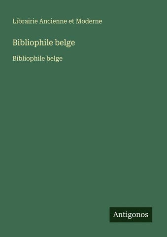 Bibliophile belge