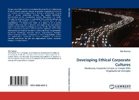 Developing Ethical Corporate Cultures