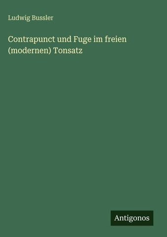 Contrapunct und Fuge im freien (modernen) Tonsatz
