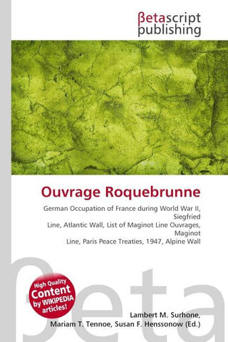 Ouvrage Roquebrunne