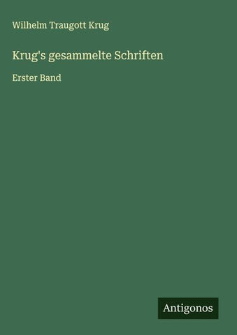 Krug's gesammelte Schriften