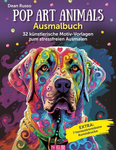 Pop Art Animals - Ausmalbuch