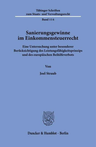 Sanierungsgewinne im Einkommensteuerrecht