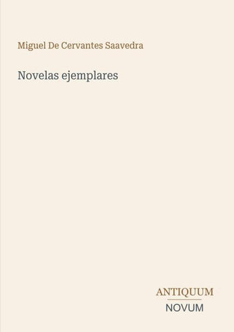 Novelas ejemplares