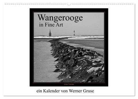Wangerooge in Fine Art (Wandkalender 2026 DIN A2 quer), CALVENDO Monatskalender