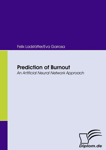 Prediction of Burnout