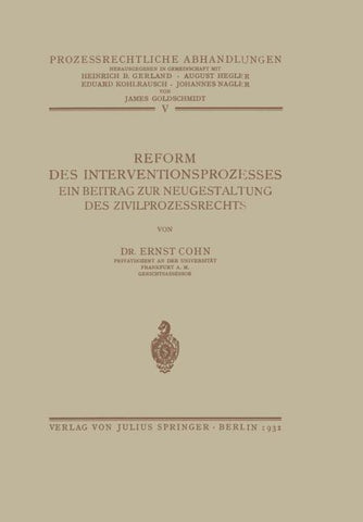 Reform des Interventionsprozesses