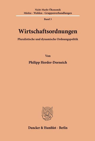 Wirtschaftsordnungen.