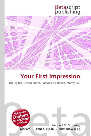 Your First Impression