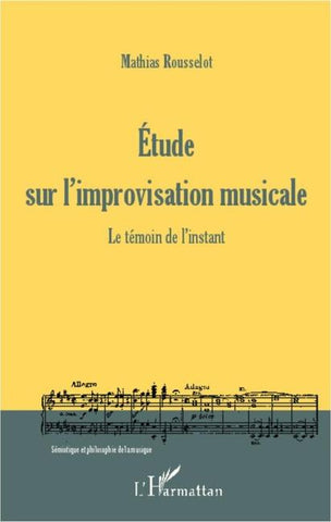 Etude sur l'improvisation musicale