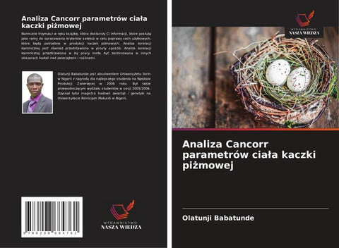 Analiza Cancorr parametrów cia¿a kaczki pi¿mowej