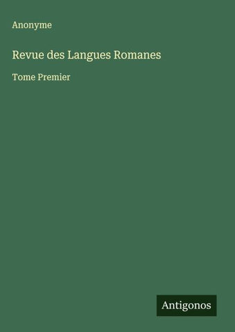 Revue des Langues Romanes