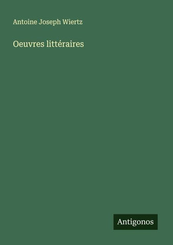 Oeuvres littéraires