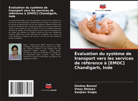 Évaluation du système de transport vers les services de référence à [EMOC] Chandigarh, Inde