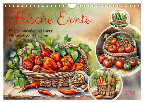 Frische Ernte (Wandkalender 2026 DIN A4 quer), CALVENDO Monatskalender