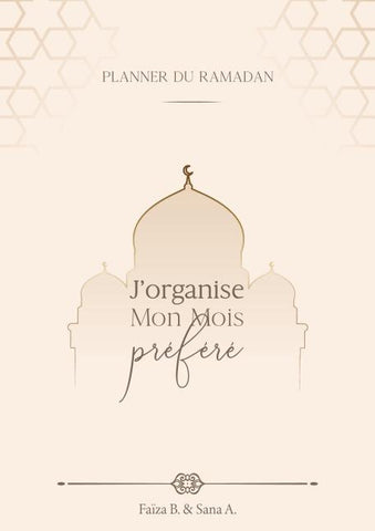 J'organise mon mois préféré