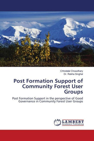 Post Formation Support of Community Forest User Groups