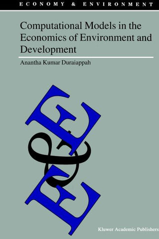 Computational Models in the Economics of Environment and Development